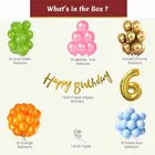 6th Happy Birthday Balloon Decoration Kit, Multicolor, Pack Of 68