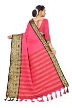 Cotton Embellished Saree for Women 