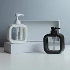 Plastic Refillable Liquid Soap Dispenser for Bathroom (Multicolor, 300 ml) (Pack of 2)