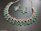 Alloy Necklace with Earrings for Women 