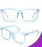 Eye Strain Reducing Computer Glass for Men & Women (Light Blue, Pack of 1)