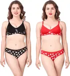 Cotton Blend Lingerie Set for Women 