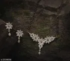 Alloy Mangalsutra with Earrings for Women 