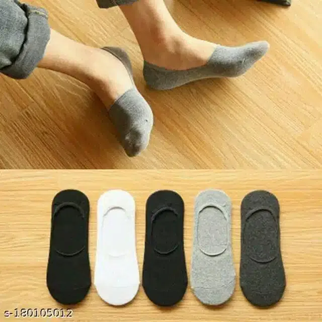 Cotton Blend Socks for Men (Multicolor, Set of 5)