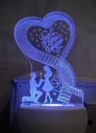 3D Color Changing Night Lamp 