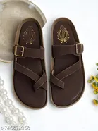 Shoetopia Flat Brown Size 7.0