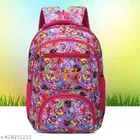 Polyester Backpack Bag, Multicolor