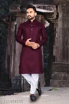 Striped Kurta Set for Men 