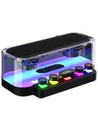 Life Like Rgb Transparent 10 W Bluetooth Speaker Bluetooth V5.0 With Usb,Sd Card Slot,Call Function Playback Time 5 Hrs