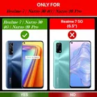 Rubber Mobile Back Cover for Realme Narzo 30 4G 