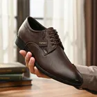 Topway Solid Formal Shoes for Men 