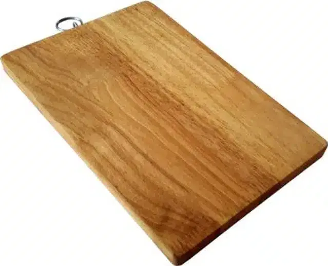 Wooden Vegetable Cutting Board (Brown, 20x15 cm)