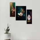 MDF 3 Pcs Designer Wall Painting for Home & Office 