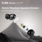 Truke Clarity 2 V2 Wireless Earbuds - 68H [Black]