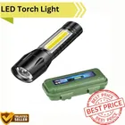 Rechargeable LED Torch Light (White)