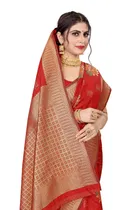 Jacquard Embellished Saree for Women 