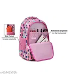 Polyester Backpack Bag, Pink