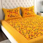Cotton Single Bedsheet with Pillow Cover 