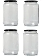 Glass Airtight Kitchen Storage Jars with Lid 