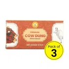 Mangal Bhavan Dry Dhoop Stick - Panchgavya Cow Dung - 12 Sticks (Pack Of 3)