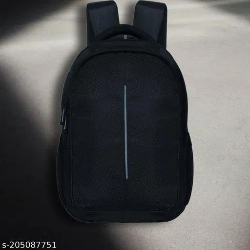 Nylon Backpack for Men & Women, Black