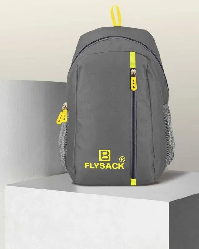 FLYSACK Medium 22 L Backpack Flysack22 L Backpack Casual Bag WaterResistant Tuition Picnic Daypack (Grey)