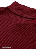 Wool Sweat Shirt for Women, Maroon 