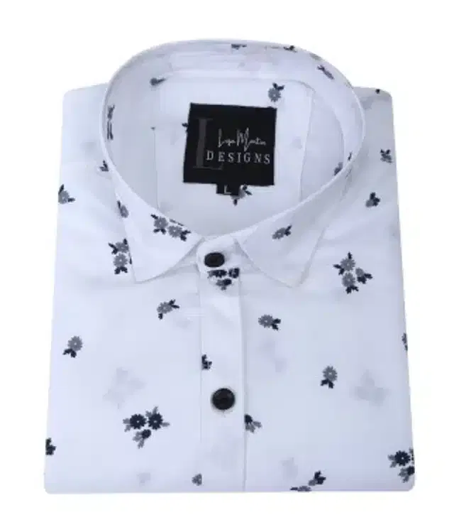Full Sleeves Shirt for Men (White, XL)