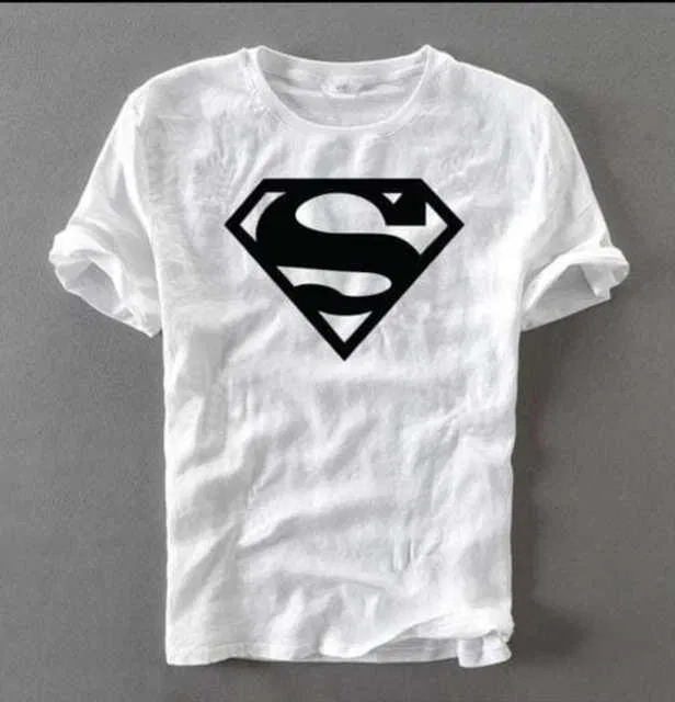 Best Hot Selling Cotton Blend Half Sleeves T-Shirt For Men (White, XL) (R-87)