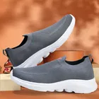 Sports Shoes for Men, Grey & Orange 