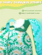 Polyester Backpack Bag, Green