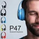 P47 Foldable Wireless Bluetooth Headphone with Mic & SD Card Support 