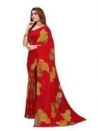 Georgette Printed Saree for Women 