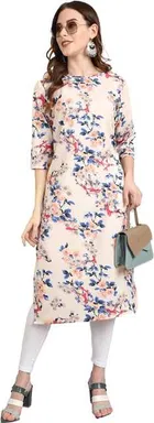 Women Crepe Printed Kurta 