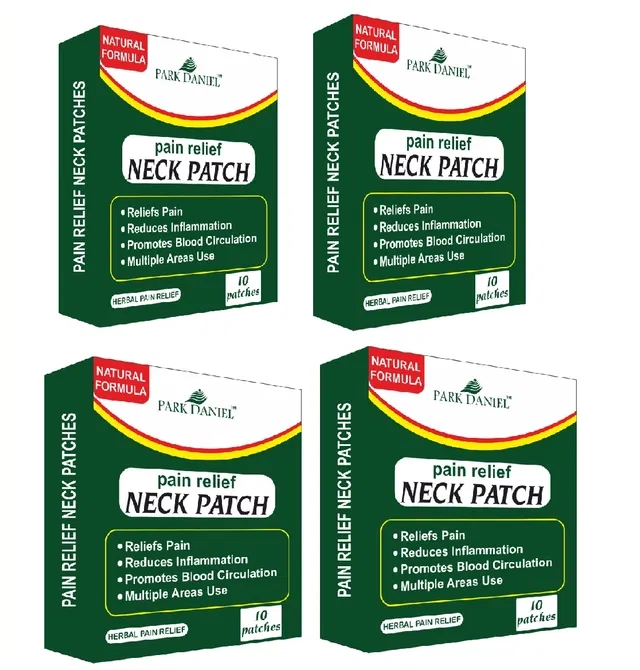 Park Daniel Neck Pain Relief 10 Pcs Heat Patches (Pack of 4)