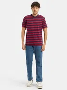 Round Neck Striped T-Shirt for Men 