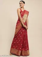 Banarasi Silk Zari Woven Saree for Women 