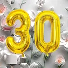 Foil Balloon for Birthday Celebration, No. 30 