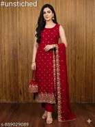 Embroidered Floral Patiala Suits for Women 