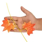 Akaar Decor Artificial Maple Plant Hanging Leaves Creeper Plants for Home Decor pack of 6 