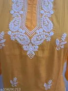 Floral Embroidered Rayon Kurti for Women 