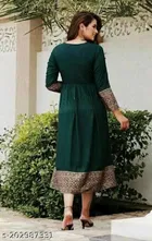 Viscose Rayon Printed Kurti for Women 