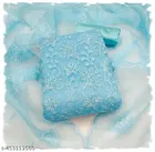 Organza Unstitched Suits for Women 