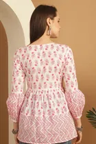 Cotton Printed Top for Women 