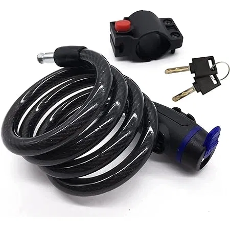 Stainless Steel Multi-Purpose Key Lock for Cycle (Multicolor)