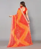 Printed Saree with Unstitched Blouse for Women 