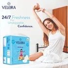 वेलोरा ड्राई फील ट्राइफोल्ड सेनेटरी पैड 