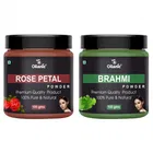 Natural Rose Patel & Brahmi Powder for Skin & Hair 