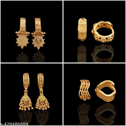 Latest Design Earrings/Studs/Bali Combo For Women'S/Girls