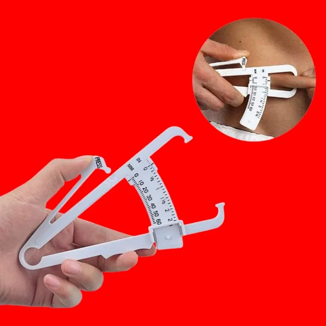 Lightweight Eco-Friendly Body Fat Measuring Caliper (Multicolor, Pack of 1)